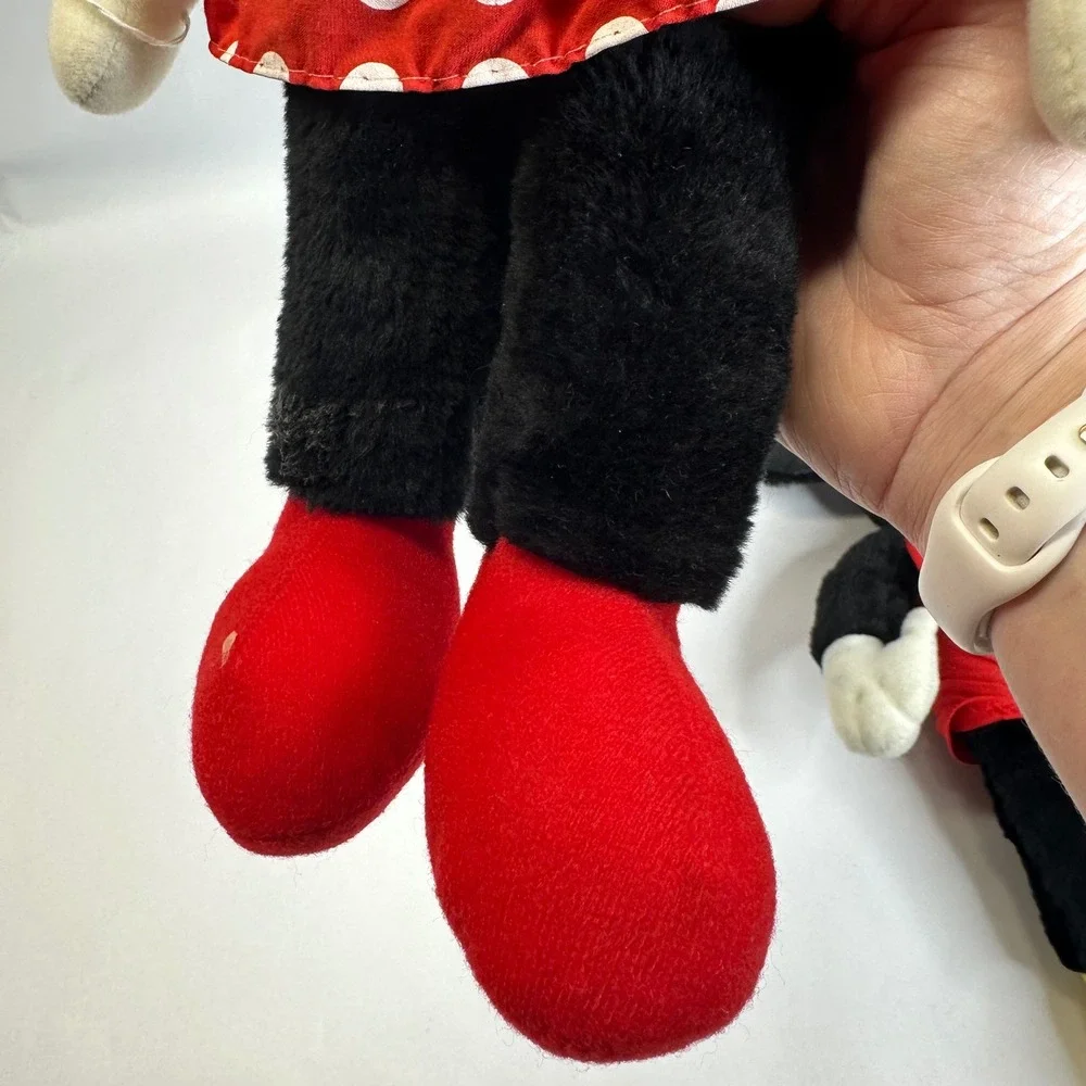 Vintage Disney Mickey and Minnie Mouse Plush‎ Stuffed Animal Set 16 Inch Taiwan